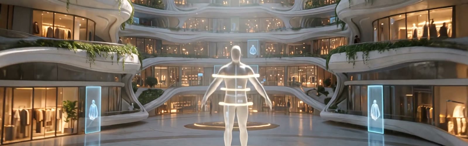 L'avatar con le misure reali al centro della galleria di Arcata